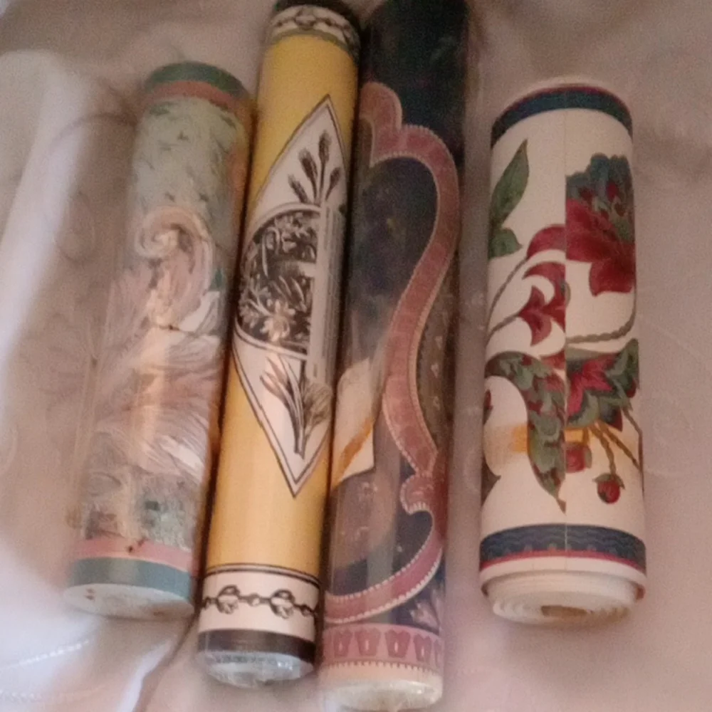 4 Unused Border Rolls For Crafting